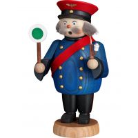 Smoking man Railwayman, 19cm